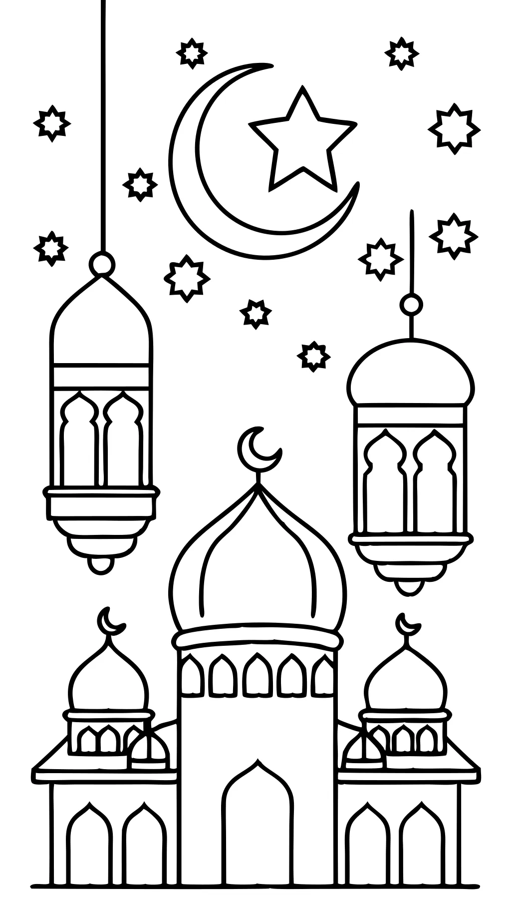 coloriage du Ramadan